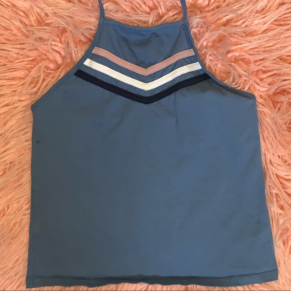 American Eagle Chevron Halter Top